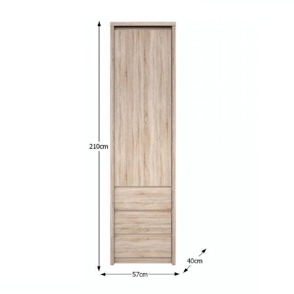 NORTY barna mdf polcok