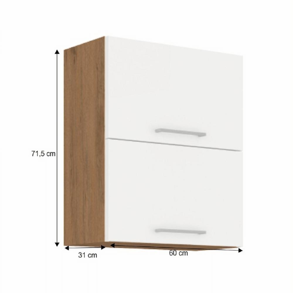 VEGA fehér mdf felső konyhaszekrény 60cm
