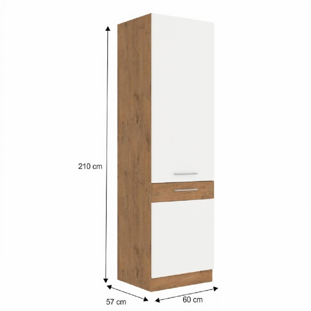 VEGA B fehér mdf álló konyhaszekrény 60cm