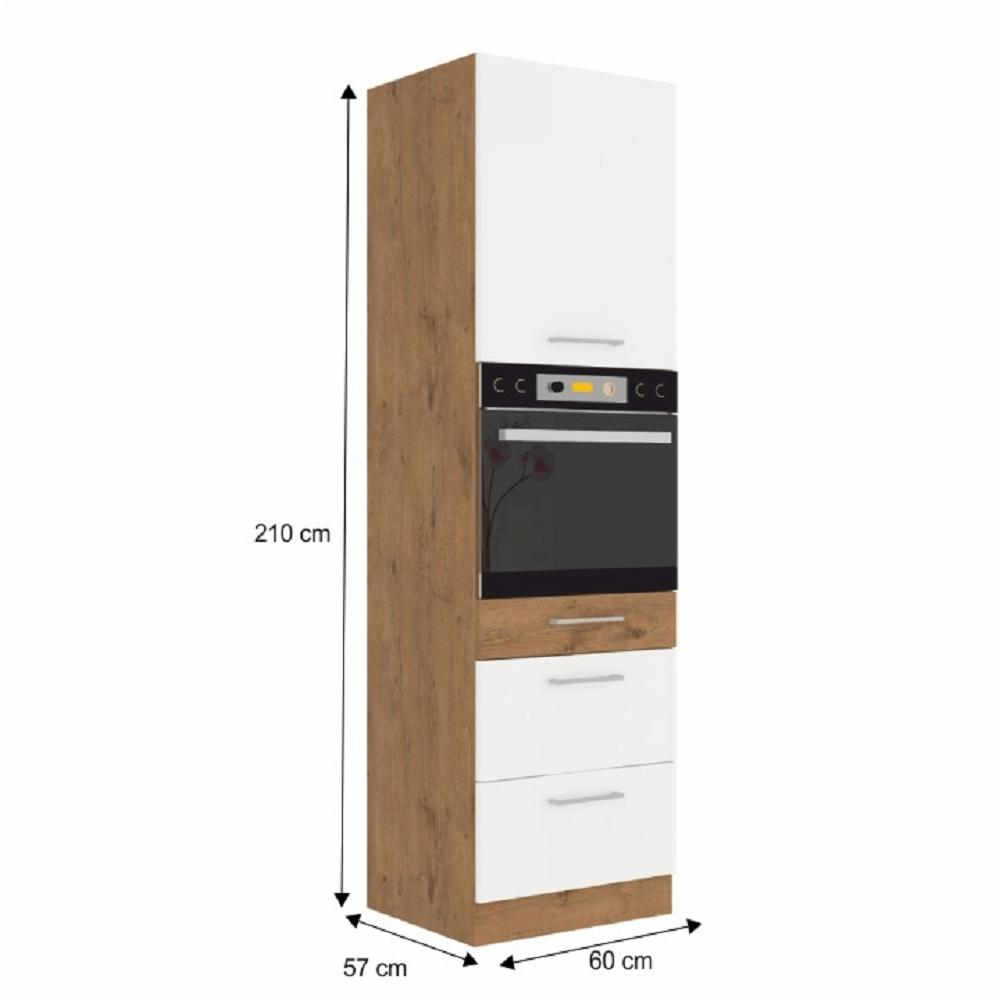VEGA II fehér mdf álló konyhaszekrény 60cm