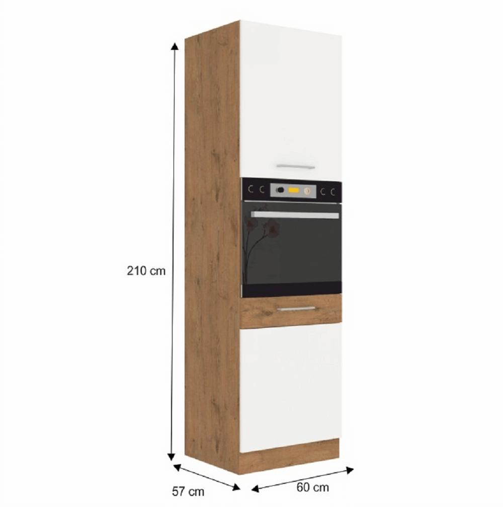 VEGA A fehér mdf álló konyhaszekrény 60cm