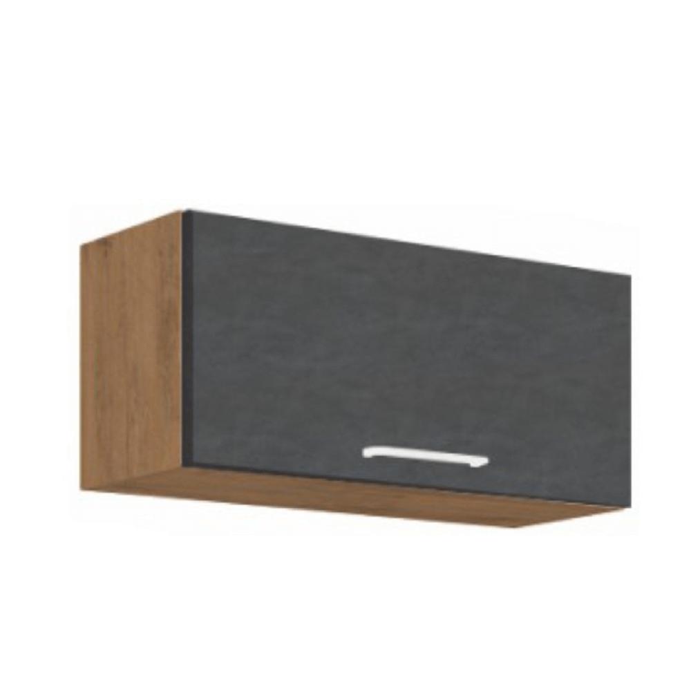 VEGA F szürke mdf felső konyhaszekrény 80cm