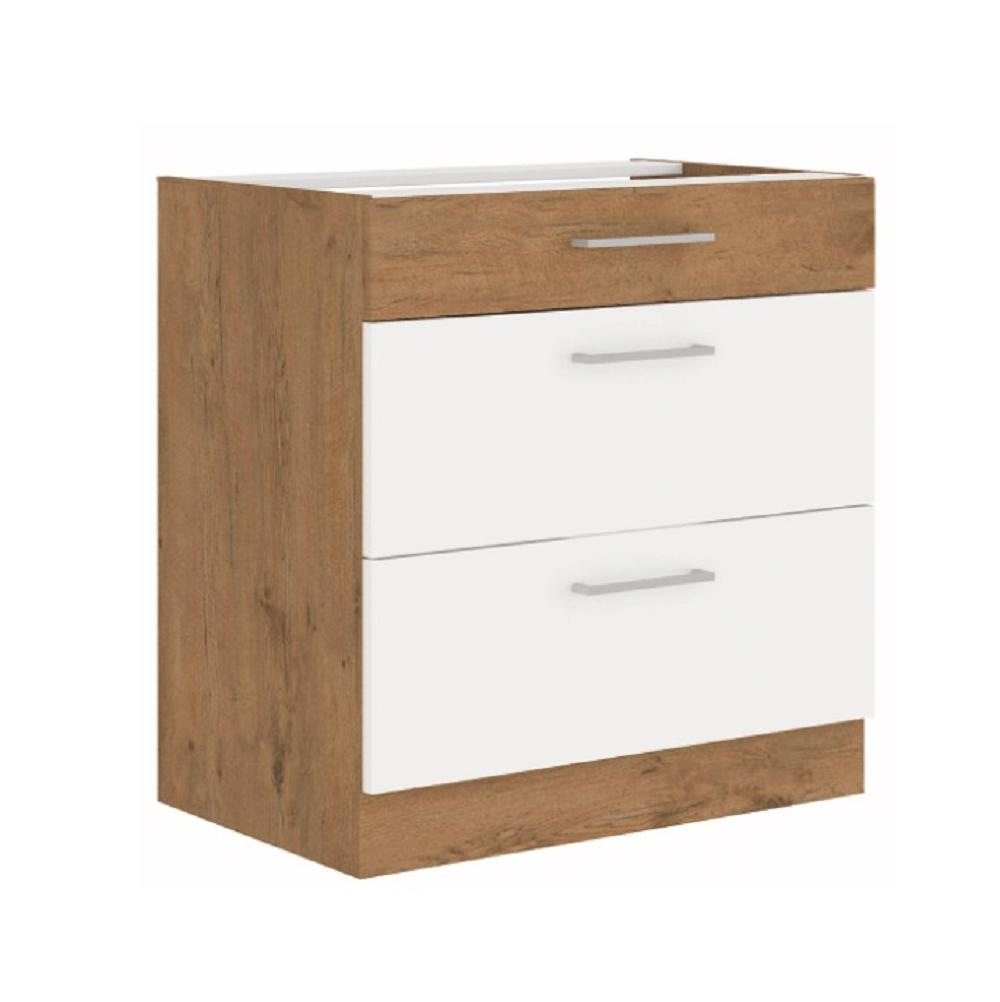 VEGA fehér mdf alsó konyhaszekrény 80cm