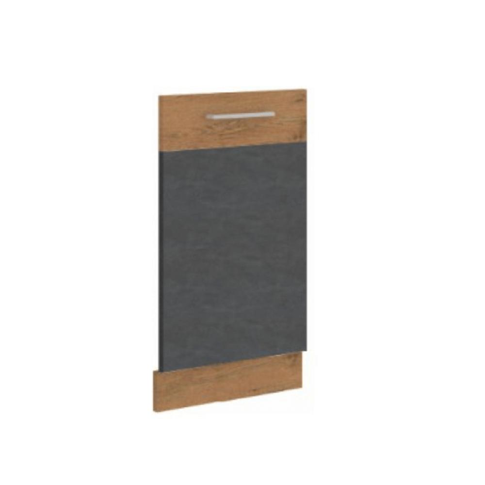 VEGA szürke mdf mosogatógép előlap fogantyúval 44,6cm