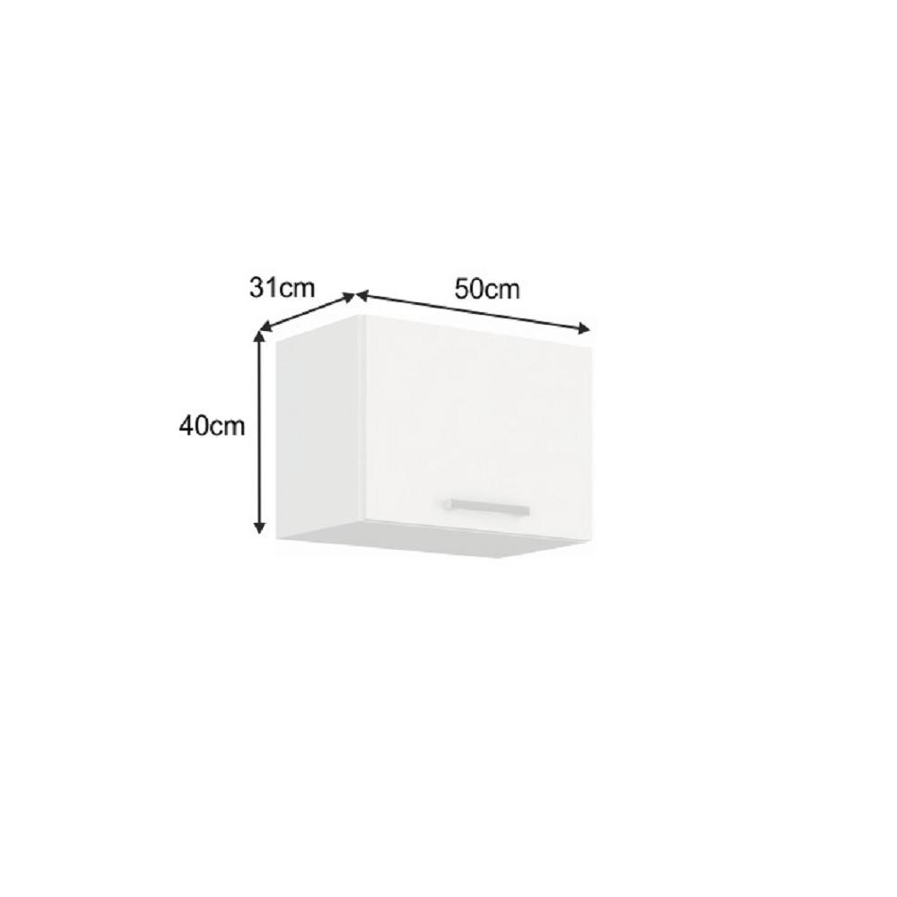 SPLIT fehér mdf felső konyhaszekrény 50cm