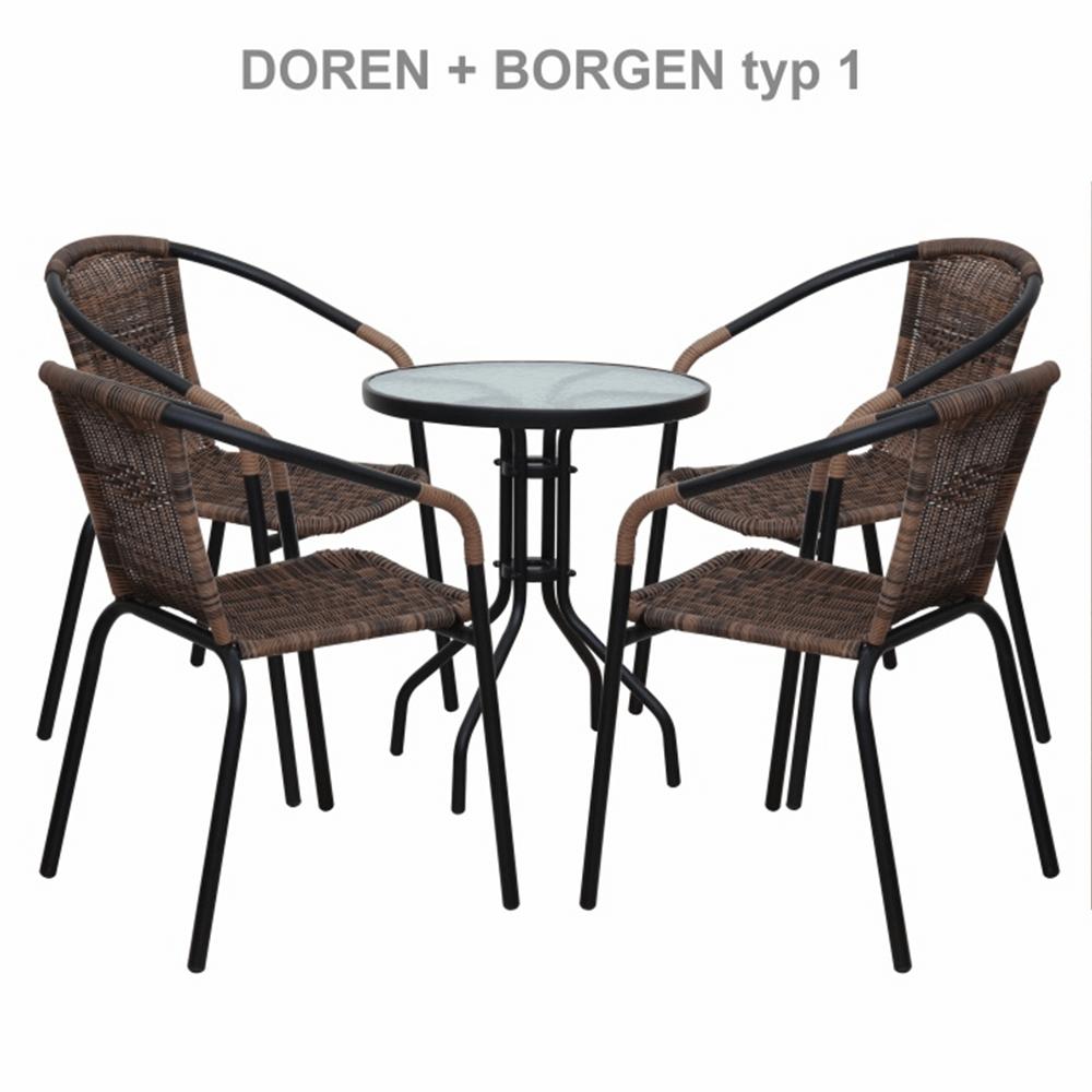 DOREN barna rattan étkezőszék