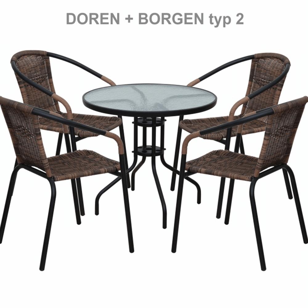DOREN barna rattan étkezőszék