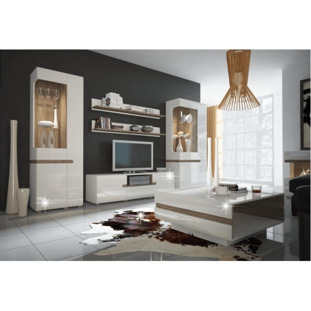 LYNATET fehér mdf vitrin