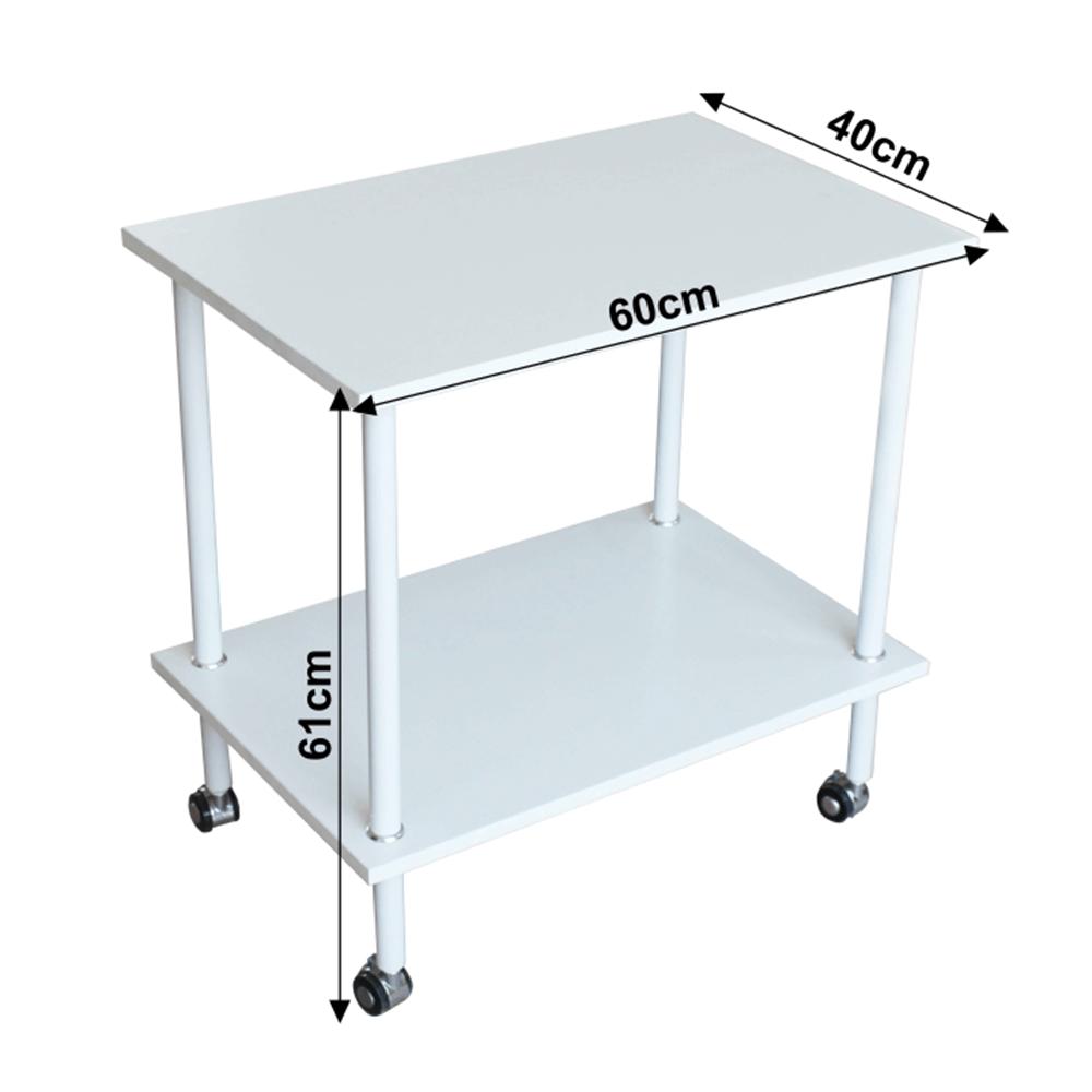LABON fehér mdf tálalókocsi