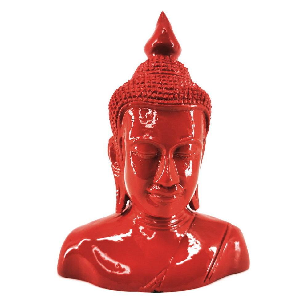 THAI piros Buddha mellszobor