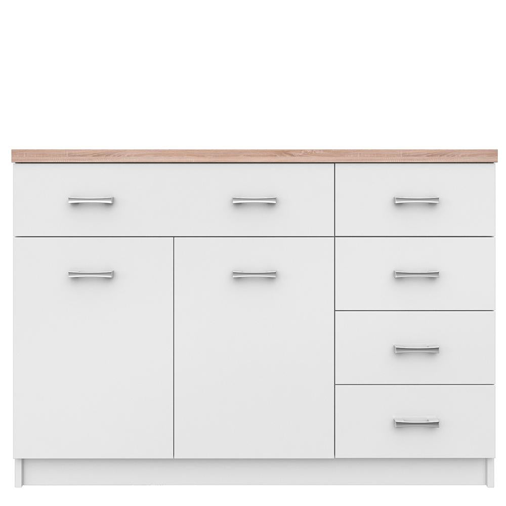 TOPTY II fehér mdf komód