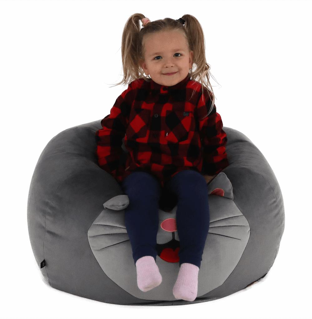 BABY szürke szövet babzsák