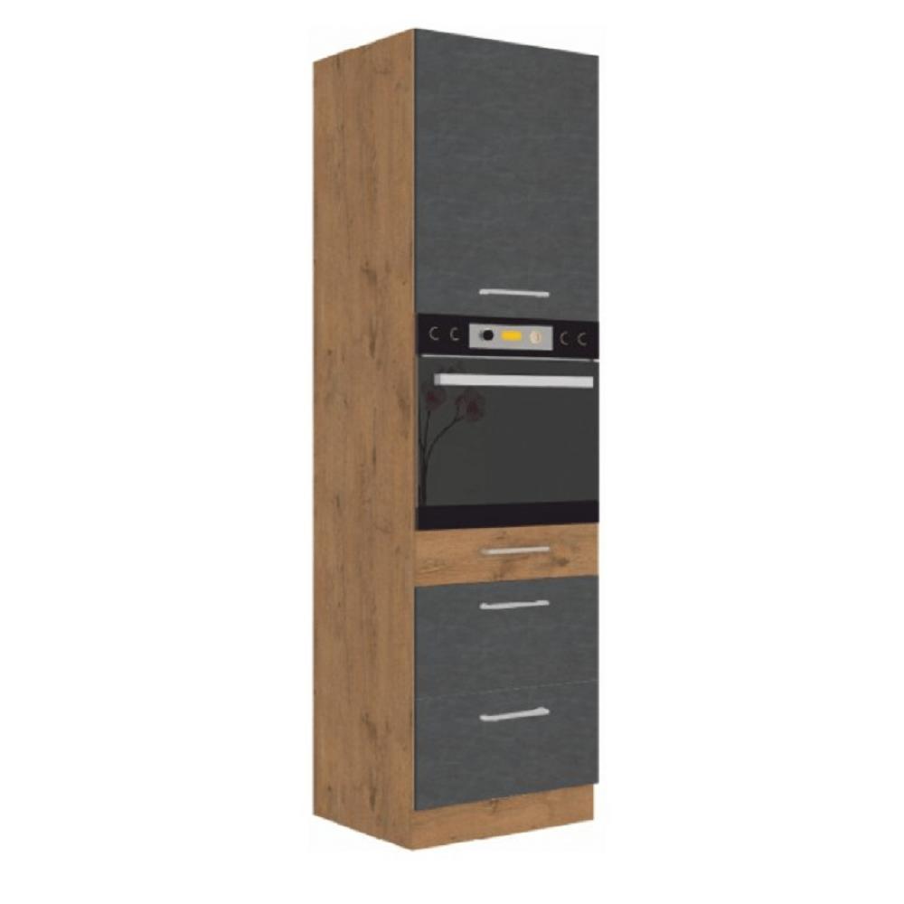 VEGA D szürke mdf álló konyhaszekrény 60cm