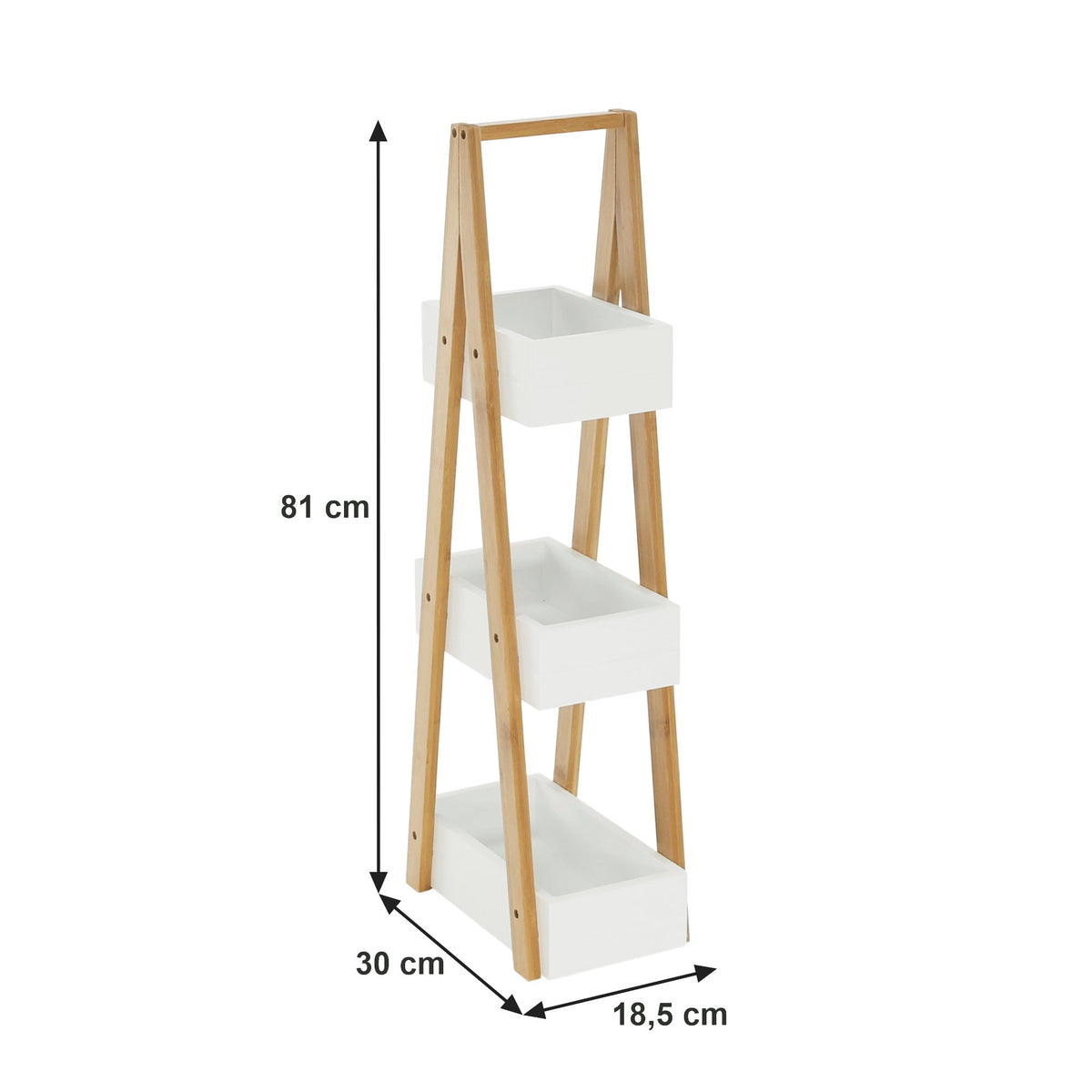 VEGO fehér mdf polcok