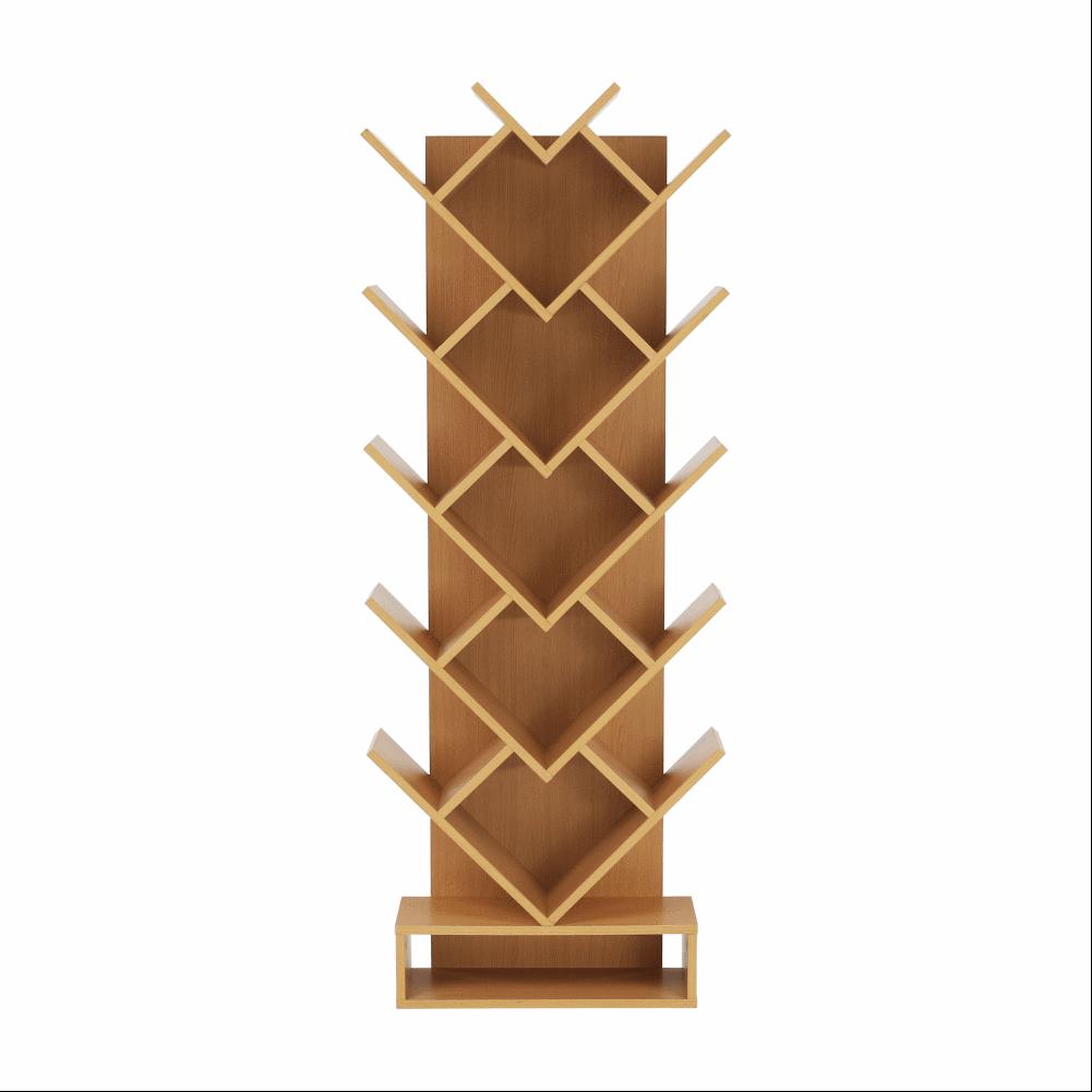 VEVEY barna mdf könyvespolc