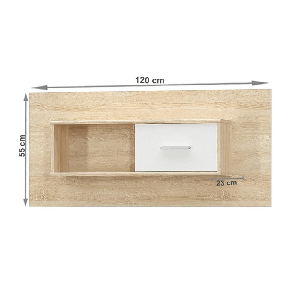 TEYO fehér mdf polc