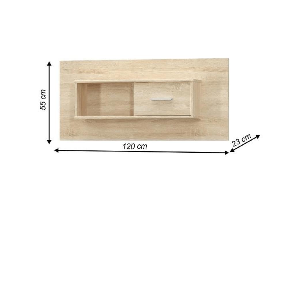 TEYO II barna mdf polc