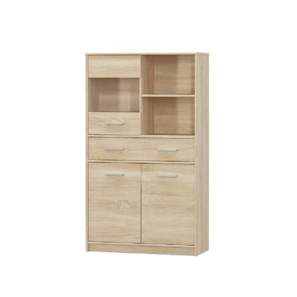 TEYO barna mdf vitrin