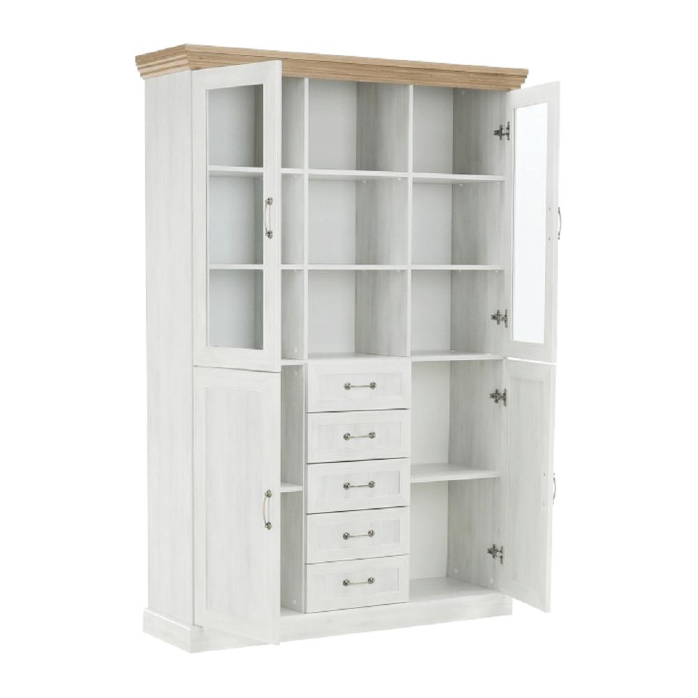 ROYAL II fehér mdf vitrin