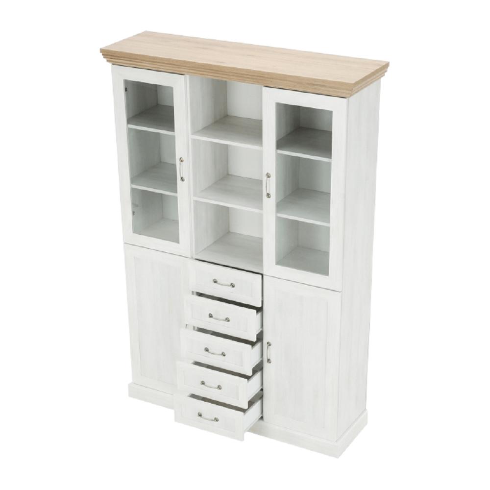 ROYAL II fehér mdf vitrin