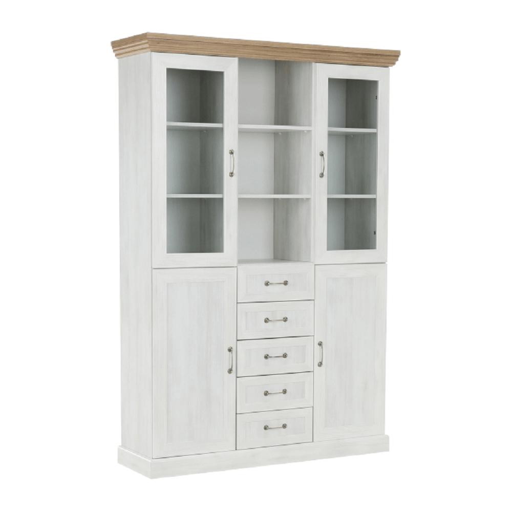 ROYAL II fehér mdf vitrin