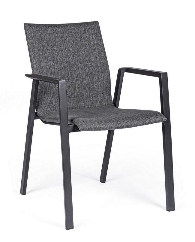 ODEON C szürke kerti szék