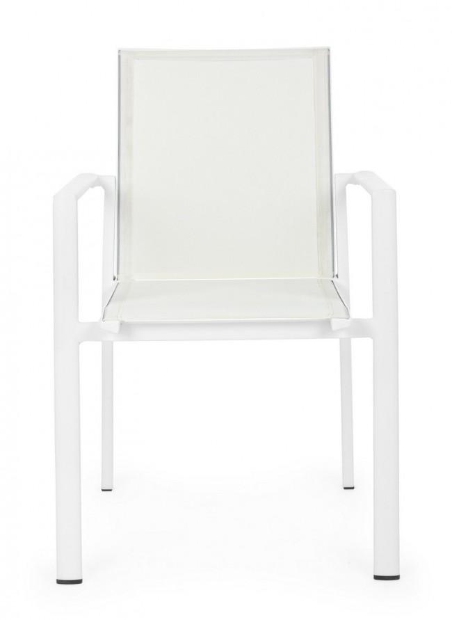 KONNOR fehér kerti szék