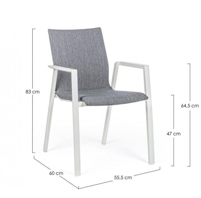 ODEON D fehér szék