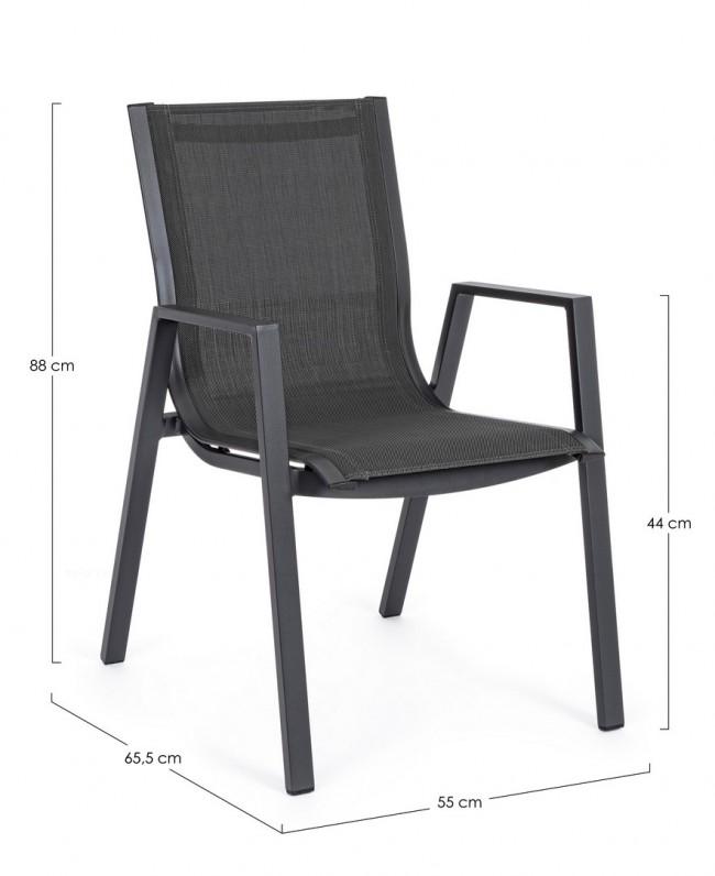 PELAGIUS szürke szék