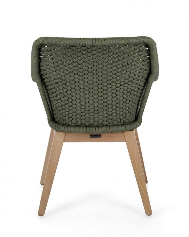 ALLISON II zöld kerti szék