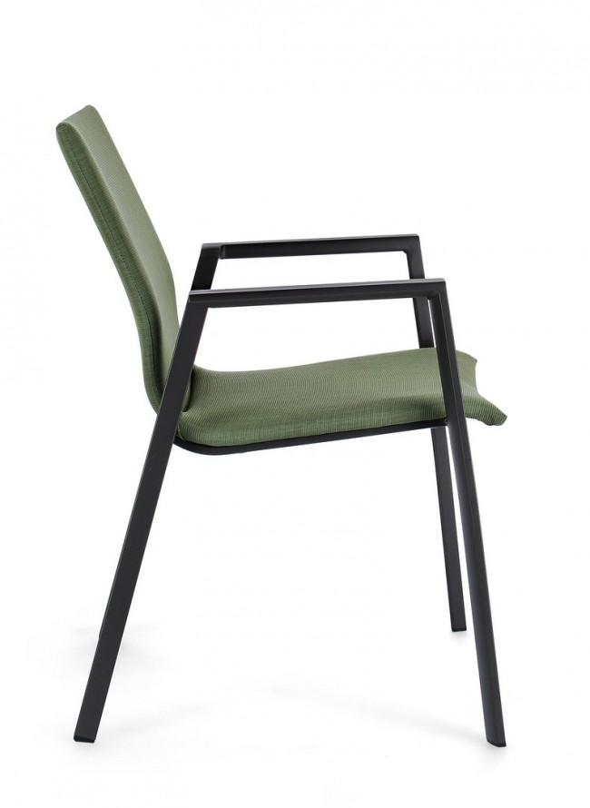 ODEON II zöld kerti szék