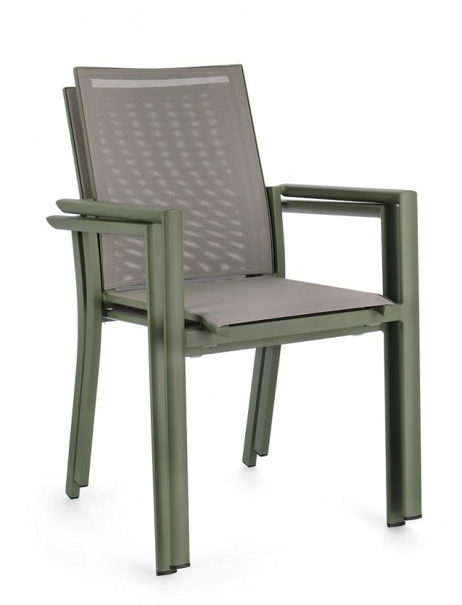 KONNOR II zöld és szürke szék