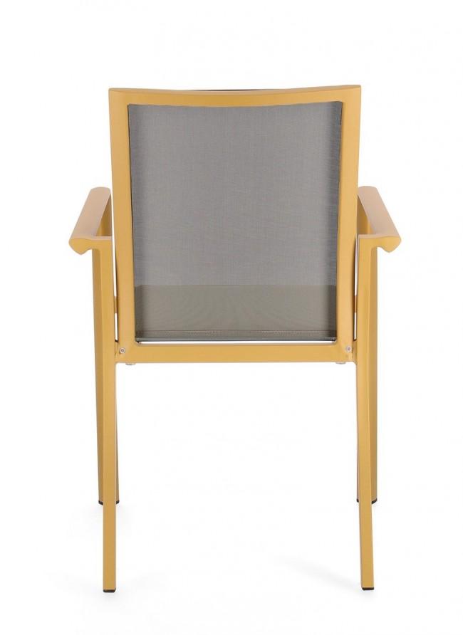 KONNOR II sárga és szürke szék