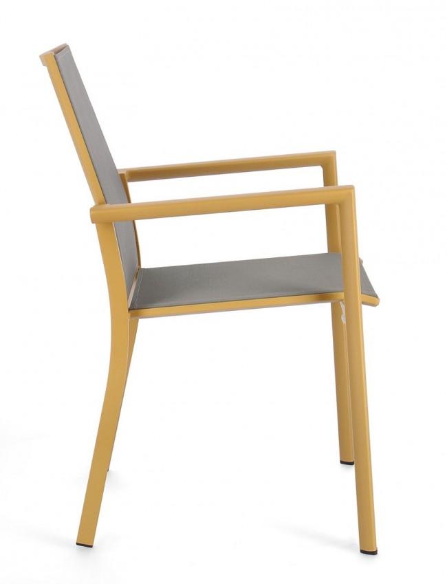 KONNOR II sárga és szürke szék