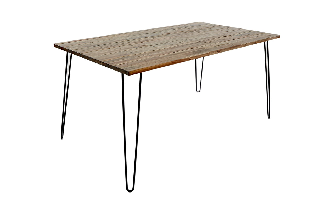 SCORPION barna akácfa étkezőasztal 180 cm