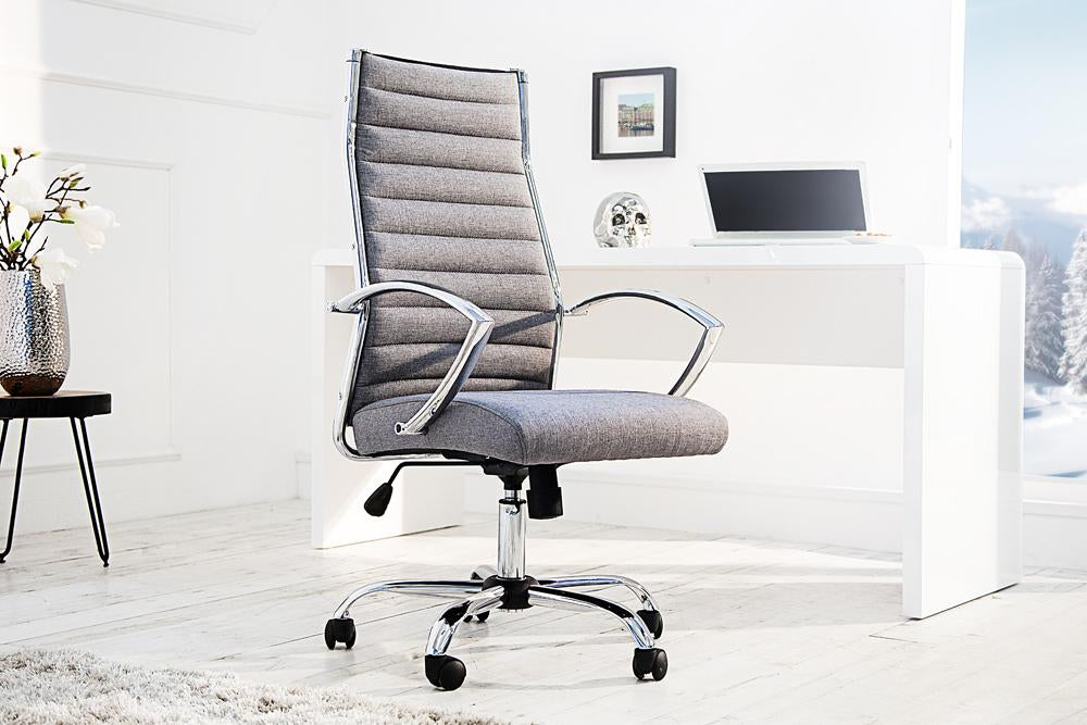 BIG DEAL szürke mikroszálas irodai szék