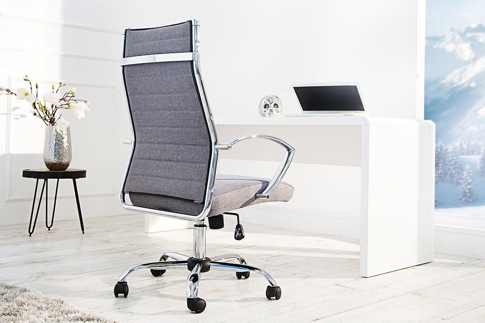 BIG DEAL szürke mikroszálas irodai szék