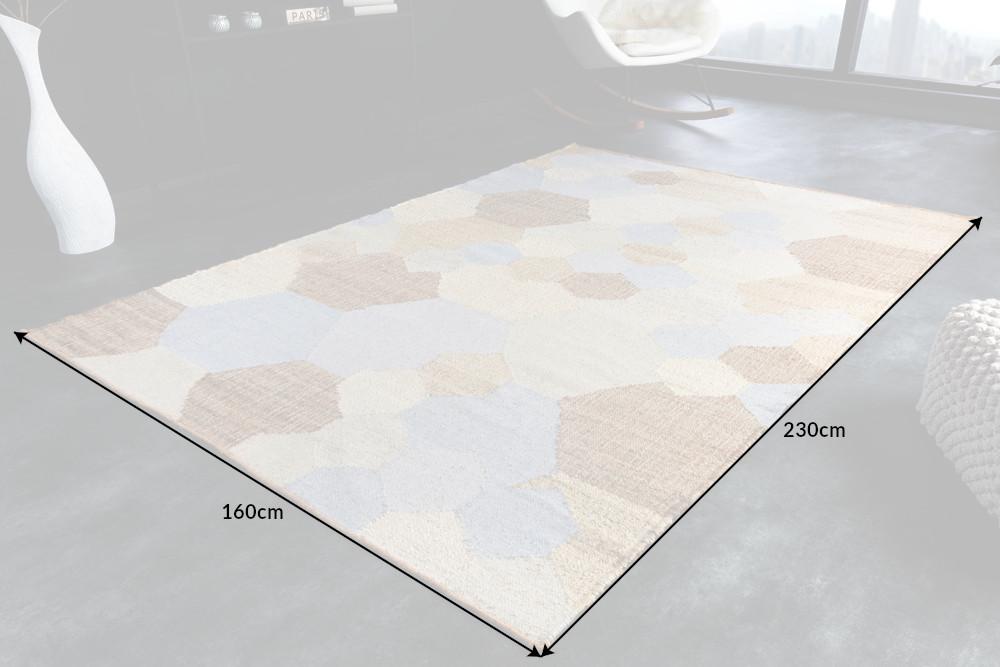 ORGANIC bézs kender szőnyeg 230x160 cm