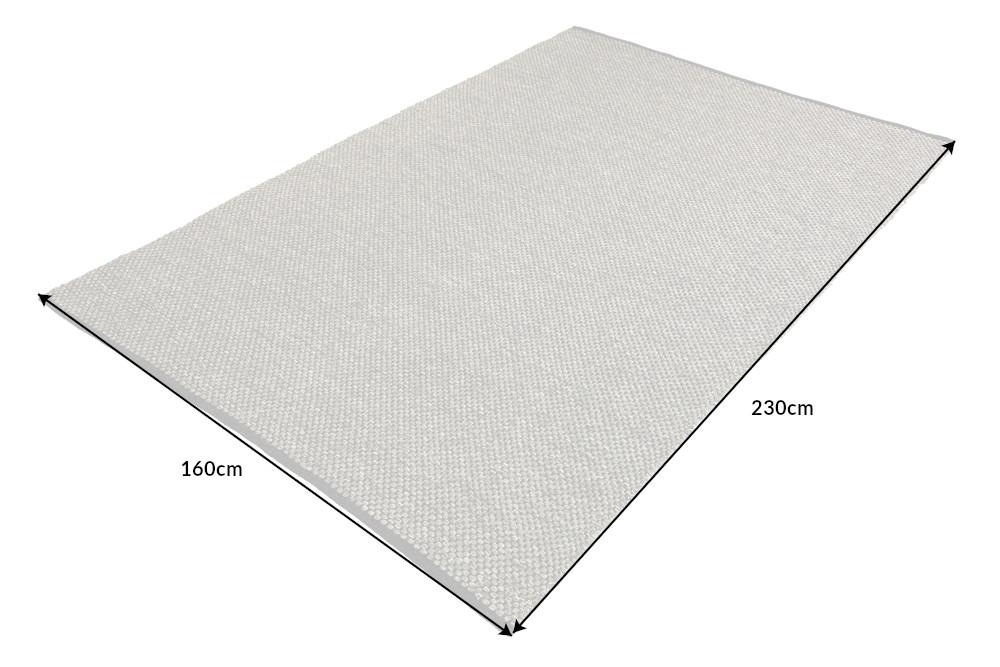PURE szürke 100% polypropilén szőnyeg 230x160 cm