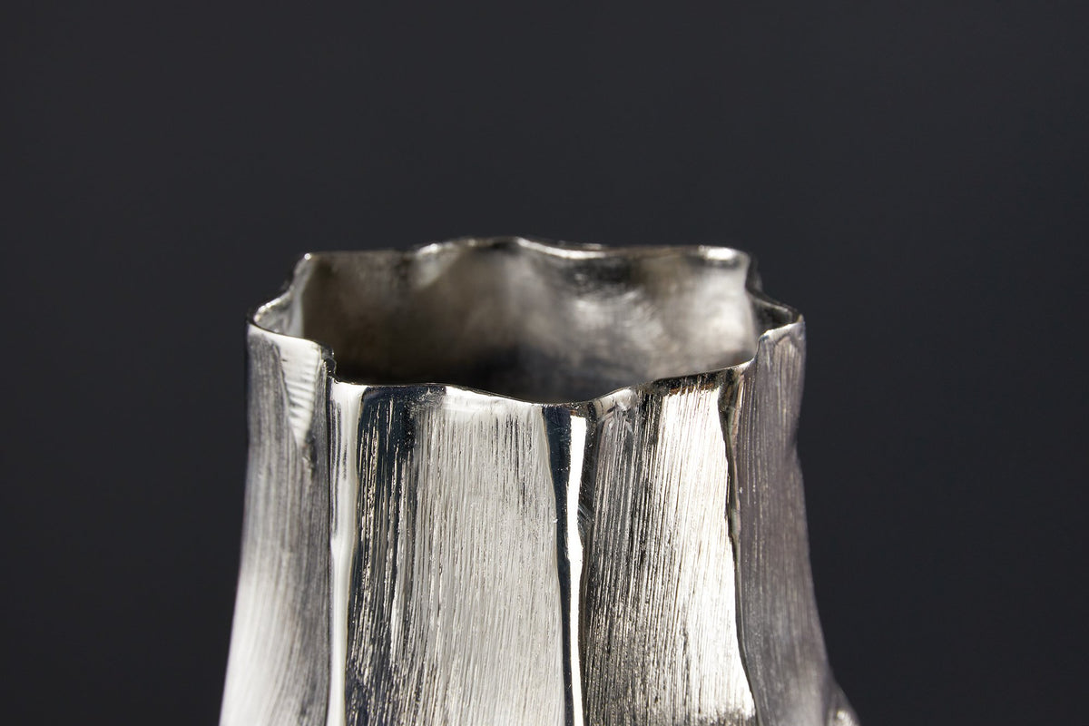 ORIENT ezüst alumínium váza 45 cm