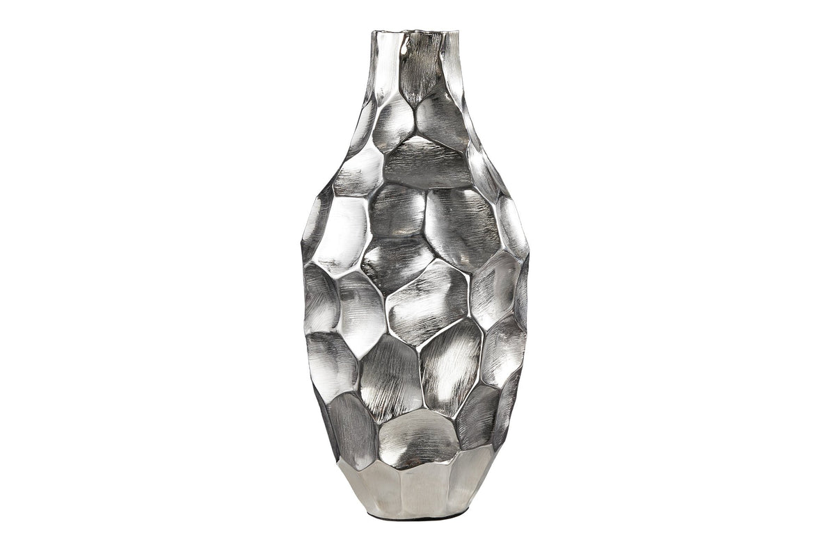 ORIENT ezüst alumínium váza 45 cm