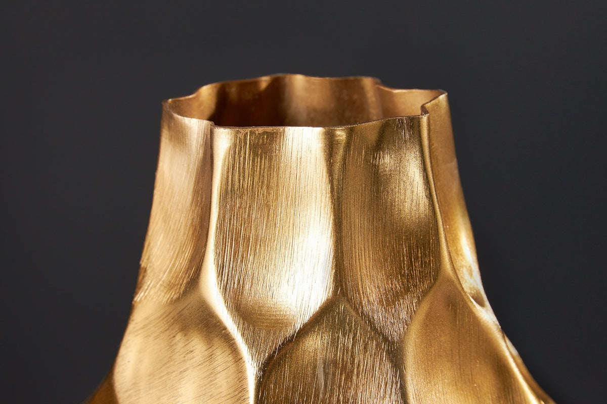 ORIENT arany alumínium váza 45 cm