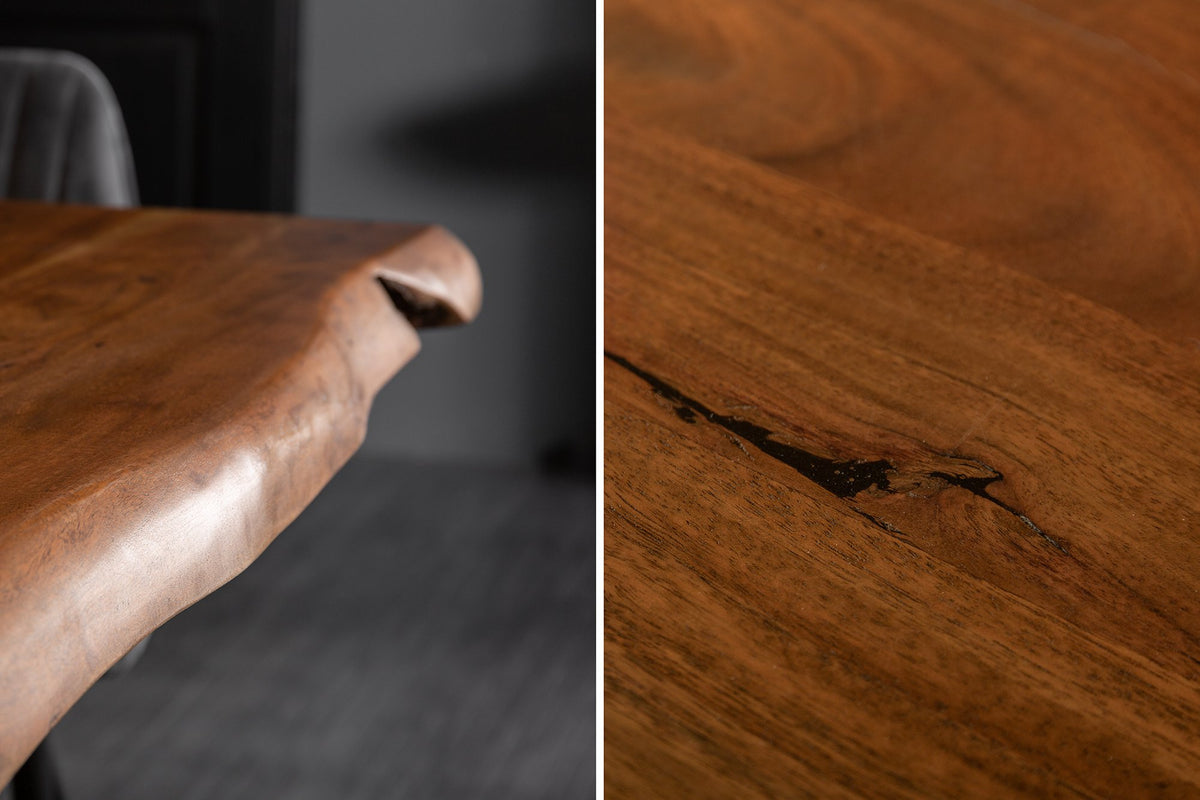 MAMMUT barna akácfa étkezőasztal 180 cm