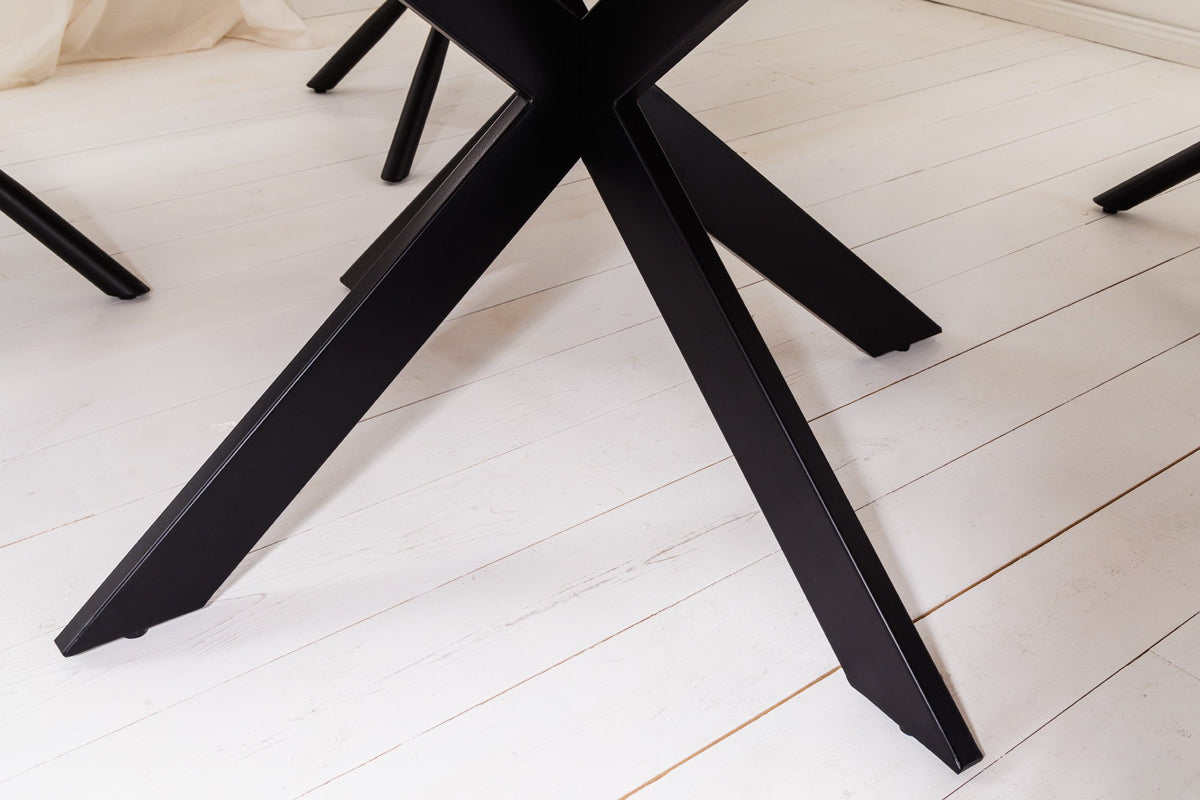 GALAXIE barna akácfa étkezőasztal 130 cm