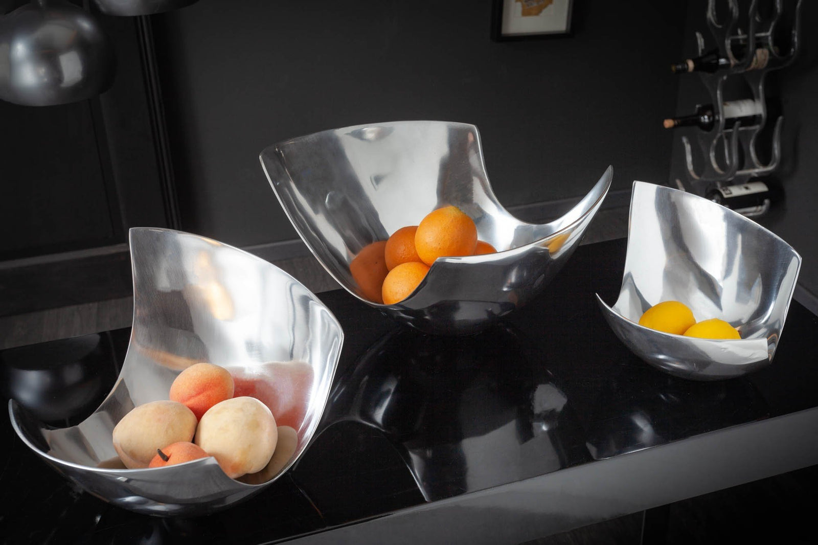 Dísztál - ABSTRACT alumínium tál 24cm