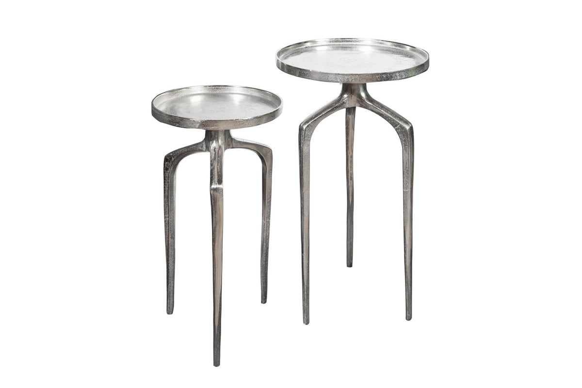 Lerakóasztal - ABSTRACT ezüst alumínium lerakóasztal