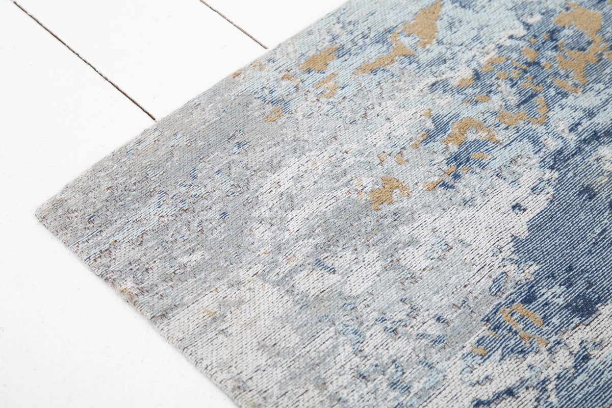 Szőnyeg - ABSTRAKT kék pamut szőnyeg