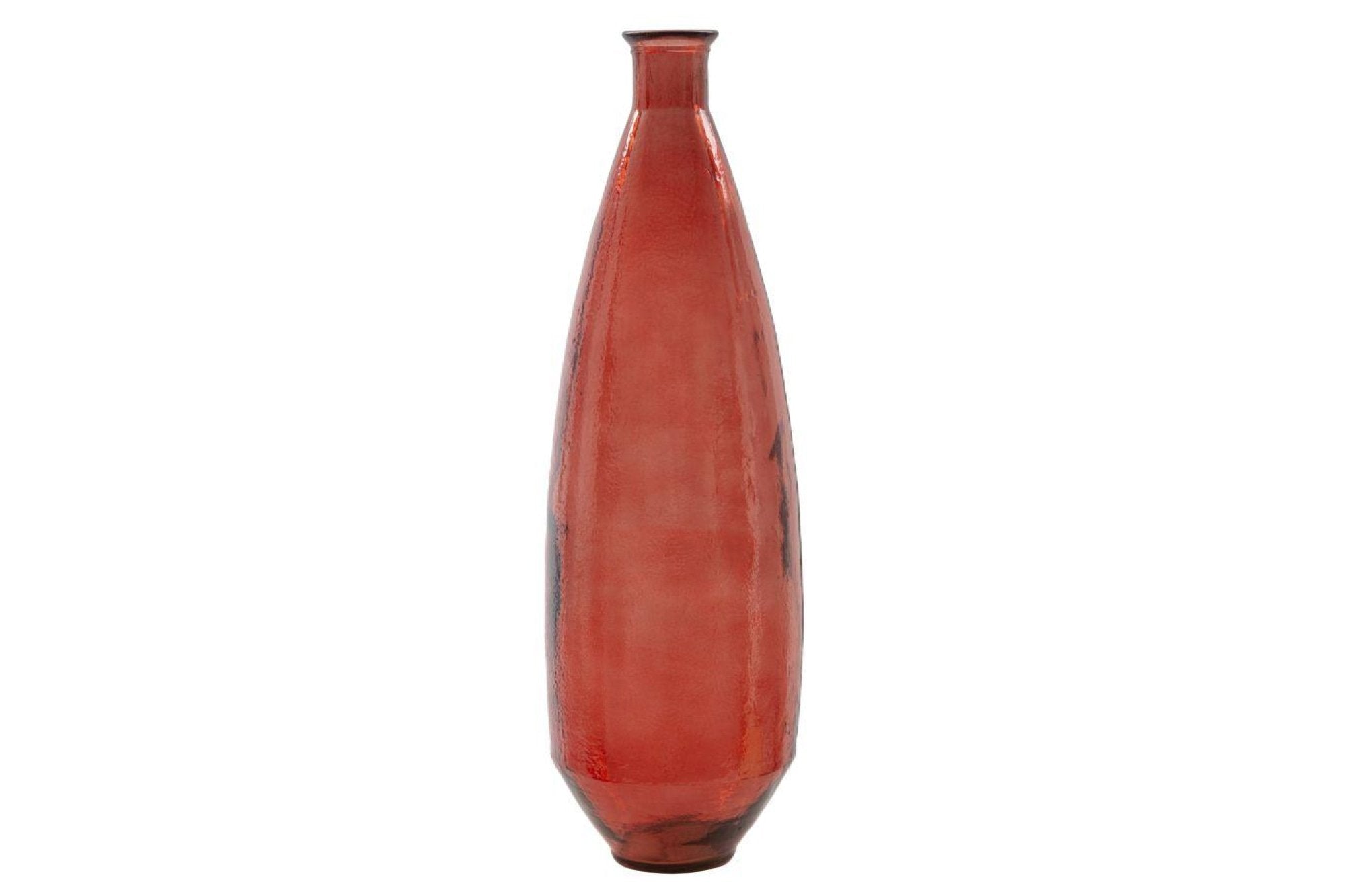 Váza - ADOBE piros üveg váza