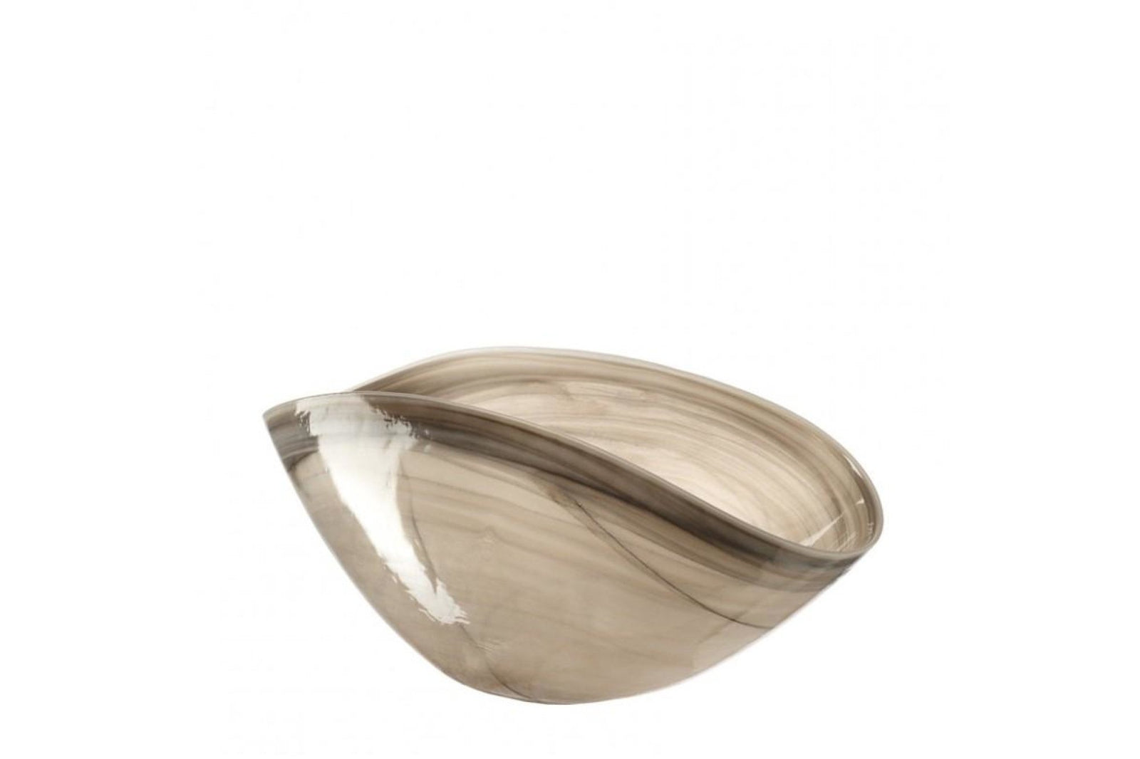 Dekortál - ALABASTRO tál 38cx20m ovális bézs - Leonardo