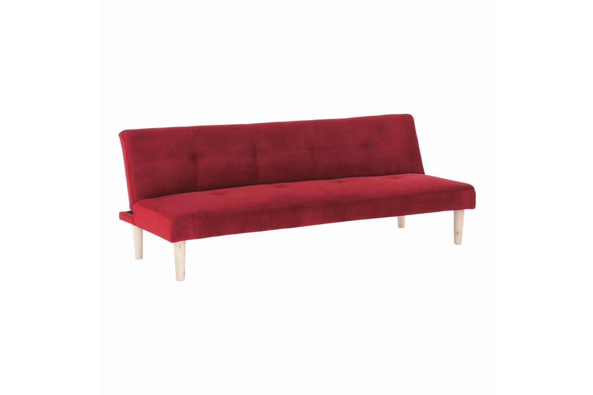 Kanapé - ALIDA bordó bársony kanapé